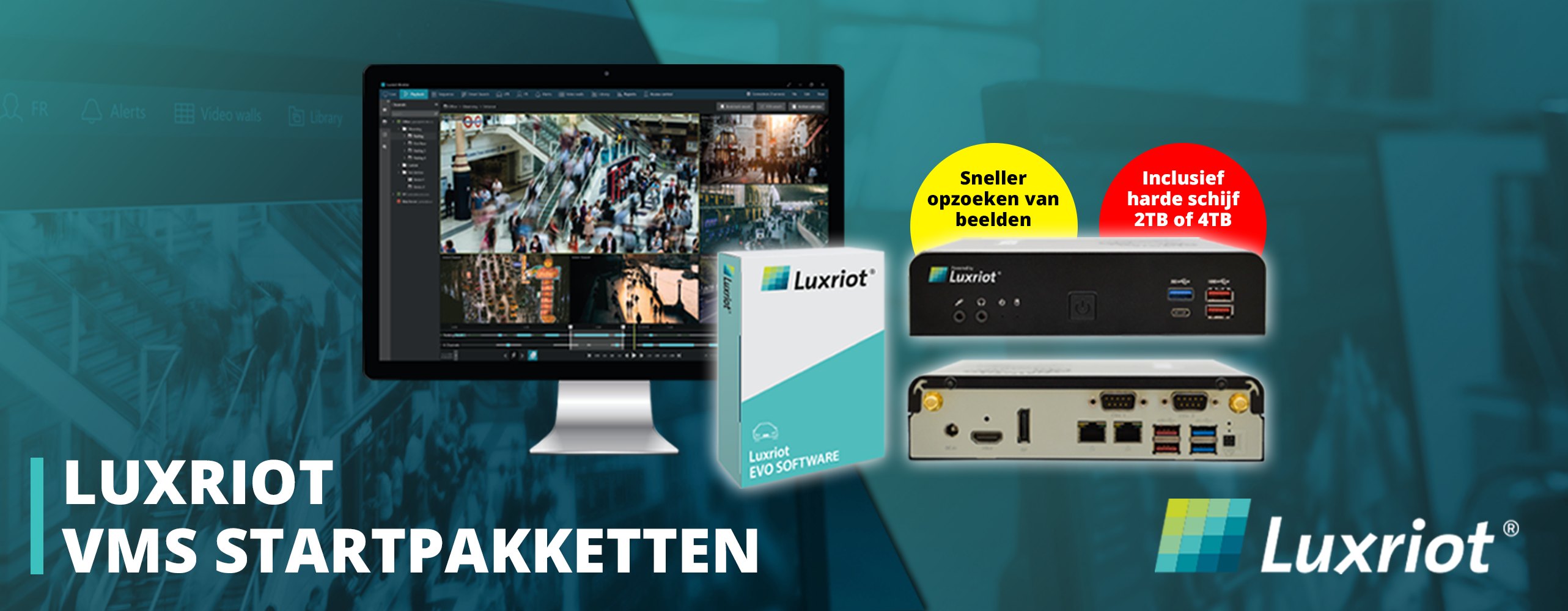 Luxriot: startpakketten "Video Management Software"